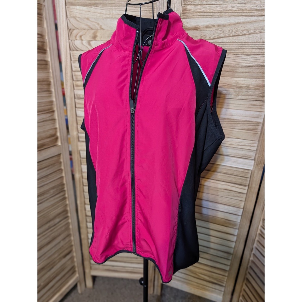 Xersion Pink & Black Athletic Vest Women's Size XL
